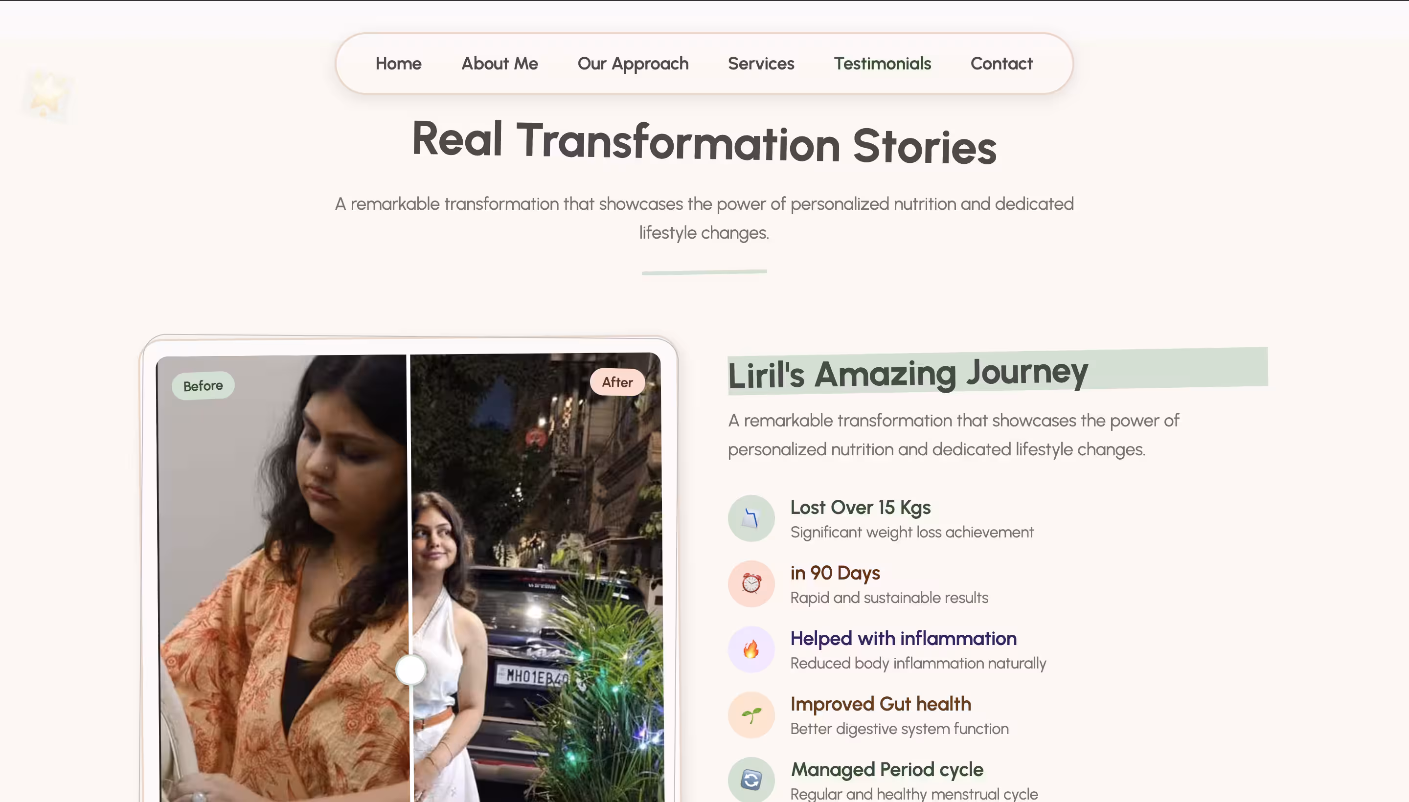 Diety — results and metrics